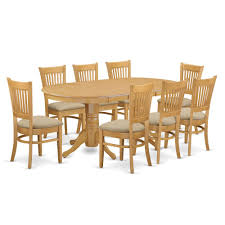 We've put together a superb collection of chairs in every stripe of design, style, and build, to help steer you toward the. Vanc9 Oak C 9 Pc Dining Room Set For 8 Dining Table With Leaf And 8 Kitchen Dining Chairs