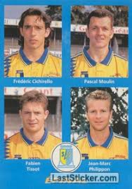 Chargé de mission prévention des déchets paris est marne&bois. Sticker 374 Frederic Cichirello Pascal Moulin Fabien Tissot Jean Marc Philippon Panini Foot 1995 1996 Laststicker Com