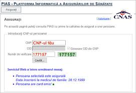 Casa naţională de asigurări de sănătate (cnas) a anunţat că, începând de marţi, platforma informatică a asigurărilor de sănătate (pias) în data de 1 august 2019, mare parte a problemelor pias a fost remediată de echipa mixtă formată din specialişti it din sistemul de sănătate şi din partea. Cum Verifici DacÄ Esti Asigurat La SÄnÄtate FÄ Verificarea Pentru ToÅ£i Membrii Familiei
