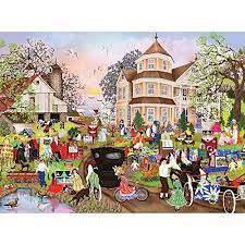 Dhgate.com provide a large selection of promotional puzzles for adults on sale at cheap price and excellent crafts. Bits And Pieces 300 Large Piece Jigsaw Puzzle For Adults Yard Sale 300 Pc Scenic Victorian Spring Ji Larger Piece Jigsaw Puzzles Jigsaw Puzzles Yard Sale