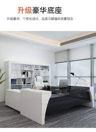 慧玩白色烤漆老板桌时尚简约办公桌现代大班台女性总裁桌美容院桌 tmall com天猫 home decor home decor