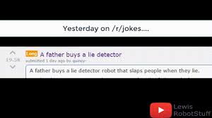 A father buys a lie detector robot that slaps people when they lie. I Made A Slapping Lie Detector