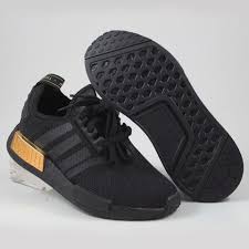 Adidas nmd r1 chinese new year g27576 schwarz/rot/gelb. Adidas Damen Sneaker Nmd R1 Black Black Gold Fv1787 Shoebedo Jena