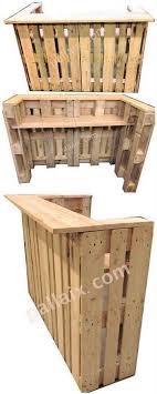 Ein Benutzerdefiniertes Bild Tutorial Der Besten Designarbeit Fur Die Bartheke Auf Holzpaletten Wurde Bar Alte Paletten Hausbar Mobel Theke Aus Paletten