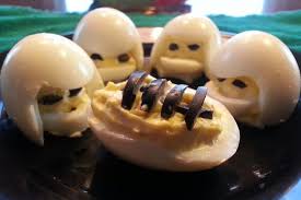 Tip Always Use Frosting Bag And Tip S To Fill Eggs Super Bowl Deviled Eggs Football Helmet And Football Deviled Eggs Superbowl Snacks Food Football Food