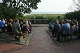 Historic preservation site of connecticut. The Amphitheater At Harkness Memorial State Park Is A Popular Place For Wedding Ceremonies Here The Guests Are Relaxing State Parks Park Justice Of The Peace