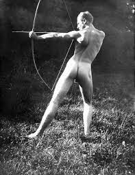 Naked archer | Art Blart