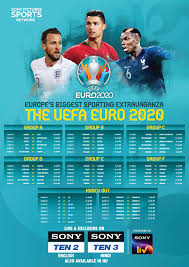 +43 180 151 115 email: Uefa Euro 2020 Schedule Out As Countdown Begins For Showpiece Event Football News