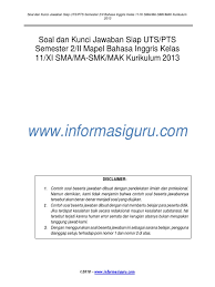 Berikut soal pts bahasa inggris kelas xi semester genap selengkapnya. Contoh Soal Personal Letter Sma Dan Jawaban Dapatkan Contoh