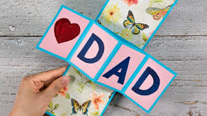 Dads are some of the most loved, special people in our lives, yet they can be so tricky to shop for and very difficult when it comes to gift giving. Diy Father S Day Twist And Pop Up Card Twist And Pop Up Card For Dad Youtube