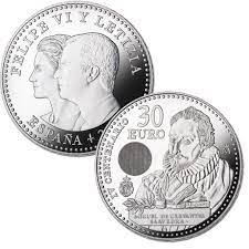30 euros 2016 plata cartera oficial miguel de cervantes. Una Moneda Conmemorativa Del Iv Centenario De Cervantesdescubrir El Arte La Revista Lider De Arte En Espanol
