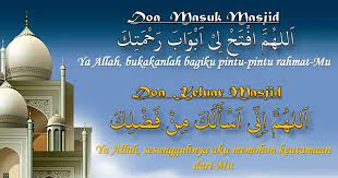 Doa Masuk Masjid Dan Doa Keluar Masjid Lengkap Terjemahan Doa Muslimin Com