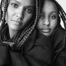 Liya Kebede & Raee Kebede by Karim Sadli for Holiday Magazine, March 2021.  Naomi Campbel by Hugo Comte for Interview Magazine