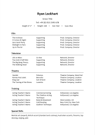 • arrange the information on your resume in a clear, concise, and organized manner; 5 Acting Resume Examples Resume Writing Guide Cv Nation