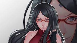 Naruto Boruto Sarada Uchiha 1080p Wallpaper Hdwallpaper Desktop In 2021 Boruto Naruto The Movie Uchiha