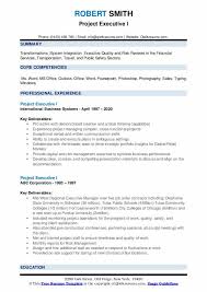 Project managers are also required to obtain project management professional certification from the project management institute Project Executive Resume Samples Qwikresume