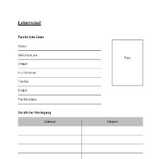 Alle weiteren formulare können sie über die formularsuche finden. Lebenslauf Vordruck Zum Downloaden Und Ausfullen