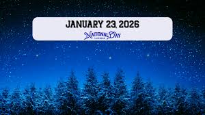 JANUARY 23, 2026 | NATIONAL PIE DAY | SECURITY TECHNICIAN DAY | NATIONAL HANDWRITING DAY