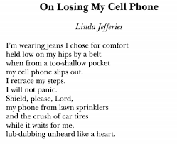 On Losing My Cell Phone