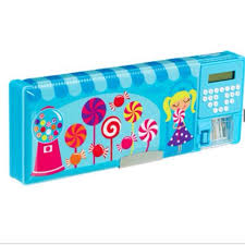 Pop Out Secret Door Has A Scissor Door Sharpener Door And A Calculator Cute School Supplies Cute Pencil Case Stationery Lover