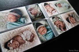 Project Life Baby Mini Album One Day Old Newborn Portraits Honey Silvas