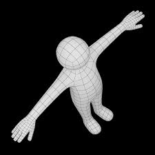 Child Stickman Character 3d Model Character Low Poly 3d Models Toddler