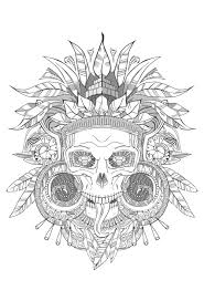 Download and print these adult , skulls coloring pages for free. Skull Coloring Pages For Adults