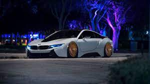 Download Wallpaper 1366x768 Bmw I8 White Side View Laptop 1366x768 Hd Background Bmw Bmw I8 Bmw Wallpapers