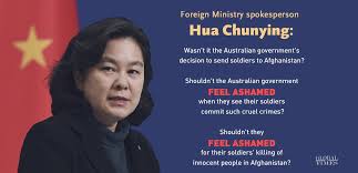 Chinese official posts horror fake australian soldier photo. L3wrvxtmtndqkm