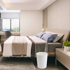 UUJOLY Liten papperskorg i plast, avfallskorg för badrum, tvättstuga, kök,  kontor, barnrum, sovsalar, (vit, 1,8 gallon) : Amazon.se: Hem & kök