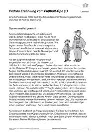 Deshalb beginnt das training des leseverständnis bereits in der 1. Grundschule Unterrichtsmaterial Daf Daz