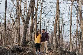 Toni + John // A winter engagement session at Humpback Rocks — Matt  Schmachtenberg