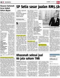 Update data metastock, amibroker & metatrader (mt4) dengan 1 klik, termasuk data intraday. Khazanah Selesai Jual 60 Juta Saham Tnb Klik