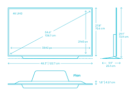 Great selection of 70 inch tvs by types such as walmart's internet connected smart tvs or standard hd tvs. Lg C9 Smart Oled Tv 55 Dimensions Drawings Dimensions Com