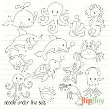 Check spelling or type a new query. Doodle Cute Under The Sea Animal Instant Download 14 Silhoute Sea Icon Clipart Vector Set Digital Download Sea Creatures Animal Sea Sea Animals Drawings Animal Doodles Sea Creatures Drawing