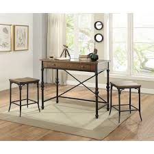 Great deals on counter height dining room table and chair sets. Acme Furniture Jalisa Counter Height Table Set For 2 Value City Furniture Pub Table And Stool Sets