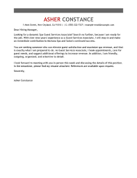 Writing a good cover letter is about much more than friendly. Guest Service Associate Cover Letter Examples Mpr
