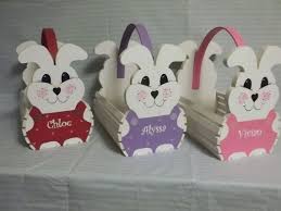 Personalized Handmade Wooden Easter Bunny By Savannahswoodworks 45 00 Wooden Easter Decorations Wooden Easter Basket Wooden Easter Crafts