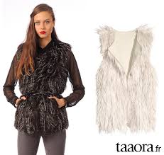 Ouverture entièrement zippée et cachée sous pattes. 4 Gilets En Fausse Fourrure Taaora Blog Mode Tendances Looks
