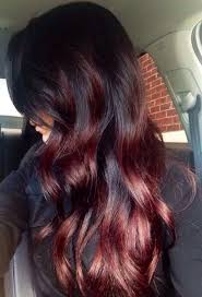 If you have black hair, consider spicing up your mane with a fire engine red ombré shade. 30 Hottest Red Ombre Hair Ideas Hairstyles Update