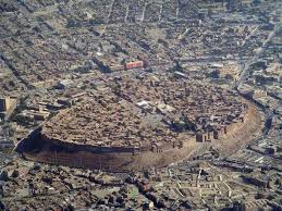 Erbil Iraq The Oldest City In The World 8000 Years City Ancient Mesopotamia Aerial