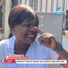 Avoka Edeline Joseph demanti Pastè Moise ki fè konnen yon jij madel pou li  fèmen Izin Diri #KPK akoz yon machin li fè aksidan e ki ta wete lavi plizyè  moun nan wanament. Mèt Edline fè konnen sa pastè ...