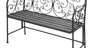 Cole Grey Metal Entryway Bench Hierro Forjado Forjado Living