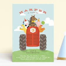 Check out our petting zoo party invitation selection for the very best in unique or custom, handmade pieces from our invitations shops. Farm Animal Friends Children S Birthday Party Invitations By Jennifer Wick Minted