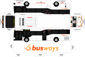 Pin By Russel Boyd On Paper Buses Paper Models Paper Airplanes Paper Car