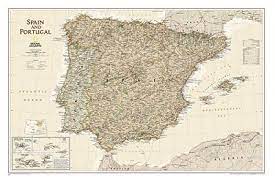 10.05.2021 special spanien wege aus der coronakrise konjunktur und wichtigste branchen 10.05.2021 special spanien wege aus der coronakrise erste anzeichen einer erholung mehr aus 46 beiträgen. Spanien Portugal Landkarten Posterim Antik Stil 79 Cm X 51 Cm