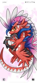 Koraidon has my whole heart so I drew his tire into one 😅 (excuse the  liberties taken with his design, its just a doodle) :  rPokemonScarletViolet