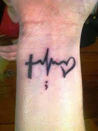 20 Love Tattoos For Women Flawssy Semicolon Tattoo Tattoos Faith Tattoo