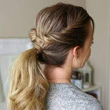 From Infinity Braids To A Side Pull Back Here Are The 11 Best Back To School Hairstyles We Could Find They Re So E Hair Styles Twist Ponytail Long Hair Styles