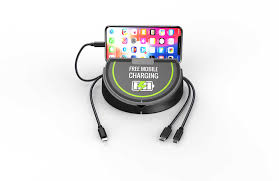 Steelcase flex charging cart optional Barfly Custom Branded Tabletop Charging Unit Chargebar